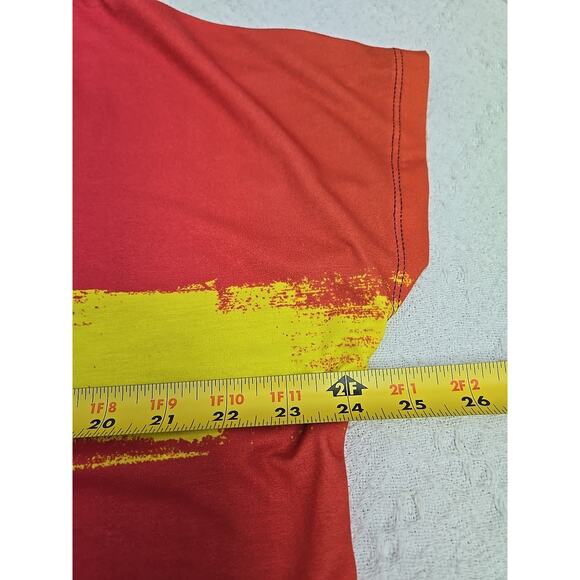 Plus Sz 18-20 Womens Multicolor Short Sleeve Blouse Casual Career Fun - Picture 7 of 8